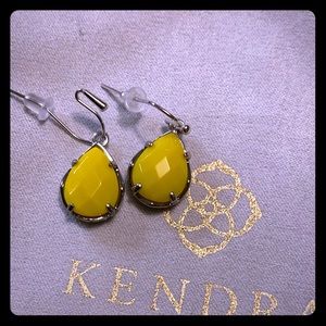 Kendra Scott earrings in yellow/silver